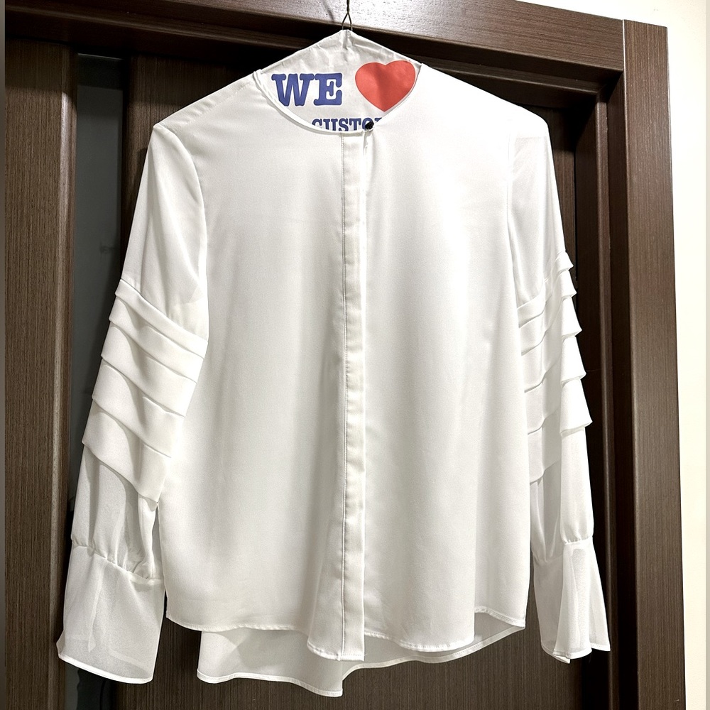 Zara white blouse